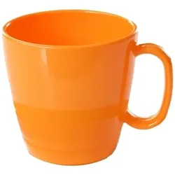 10x WACA Tasse, Inhalt: 230 ml Aus faserverstärktem PBT, Farbe: orange