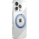 Joyroom iPhone 16 Pro Max Hülle ultra-dünn mit 360° Ringhalterung Blau