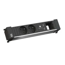 Bachmann 916.0411 Power Frame 2xUTE 1xUSB 1xCM Strom 0.2m GST18 - Kabel - Strom/