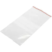 Quadrios Druckverschlussbeutel mit Beschriftungsstreifen (B x H) 100mm x 200mm Transparent Polyethylen