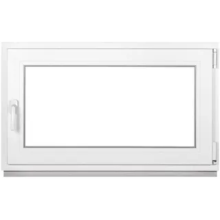 Premium Kellerfenster Von Fenstiger - Kunststofffenster Weiß BxH 800 x 400 mm - Garagenfenster/Gartenhaus Fenster BxH 80 x 40 cm 3-fach Verglast - Din Rechts-Funktion Dreh Kipp Fenster-Alle Größen