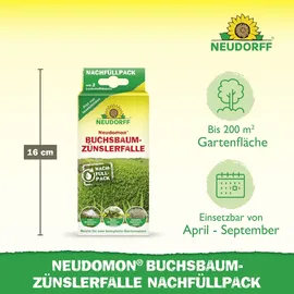 NEUDORFF Neudomon BuchsbaumzünslerFalle Nachfüllpack mit 2 Lockstoffdepots 1 Set