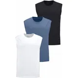 MAN'S WORLD Muscleshirt blau M