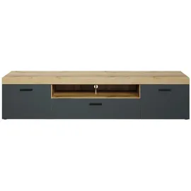 trendteam FUKUI TV-Lowboard 0 cm Braun Holzwerkstoff