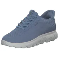 GEOX Bequeme Schnürschuhe für Damen, blau, 38 EU