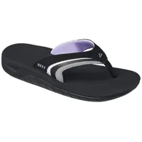 Reef Women's Girls Slap 3 Sandal, Grey/Purple, 8 - 38.5 EU