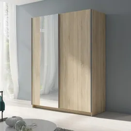 home collective Schwebetürenschrank 150 x 198,5 x 150,6 cm Beige