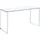 vente-unique Eckschreibtisch Freya Transparent