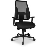 Sitness Drehstuhl Profi Comfort Stoff Schwarz