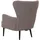 Mendler Lounge-Sessel HWC-K37 Bouclé 75 x 80 x 75 cm hellgrau mit Kissen