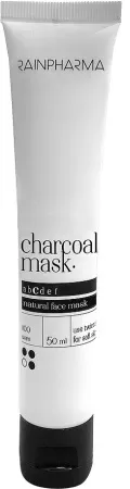 RainPharma Charcoal Mask Intensiv Reinigende Gesichtsmaske 50ml