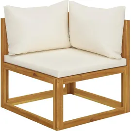 vidaXL 5-tlg. Garten-Lounge-Set mit Auflagen braun