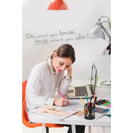 KOMAR Deko-Sticker Do What You Love 14 cm x 70 cm