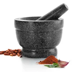 Lacor - 60516 - Mörser Und Stampfe Der Granit16X12 Cms