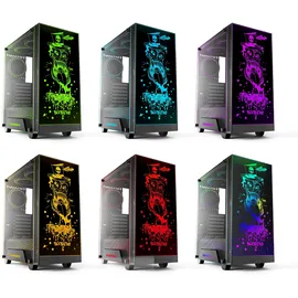 gamemax Gaming-PC Rockstar 2708 Intel Core i5 14400F 4,6 GHz 16 GB RAM 1 TB SSD Windows 11
