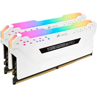weiß DIMM Kit 16GB, DDR4-3200, CL16-18-18-36 (CMW16GX4M2C3200C16W)