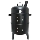 highfeld BBQ Smoker rund mit Grill und Ofen