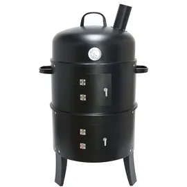 highfeld BBQ Smoker rund mit Grill und Ofen