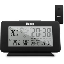 MEBUS Funkwetterstation 40689 Schwarz