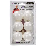 Joola 0 Rossi Champ 40+ Tischtennisbälle, Weiss, one Size