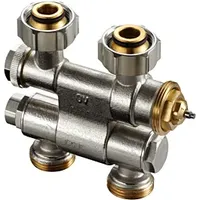 OVENTROP Anschlussarmatur 1184025 G 3/4 ÜMxG 3/4 AG, Ein-/Zweirohrarmatur