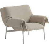 Muuto Wrap Lounge Sessel gepolstert beige/grau