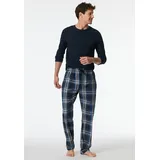 SCHIESSER Pyjamahose Mix + Relax Blau 106