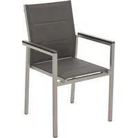 CLP Patel Stapelstuhl Aus Aluminium I Lehnstuhl Mit Textilene-Bezug
