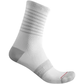 Castelli Superleggera 12 Damen Bikesocken-Weiss-S-M