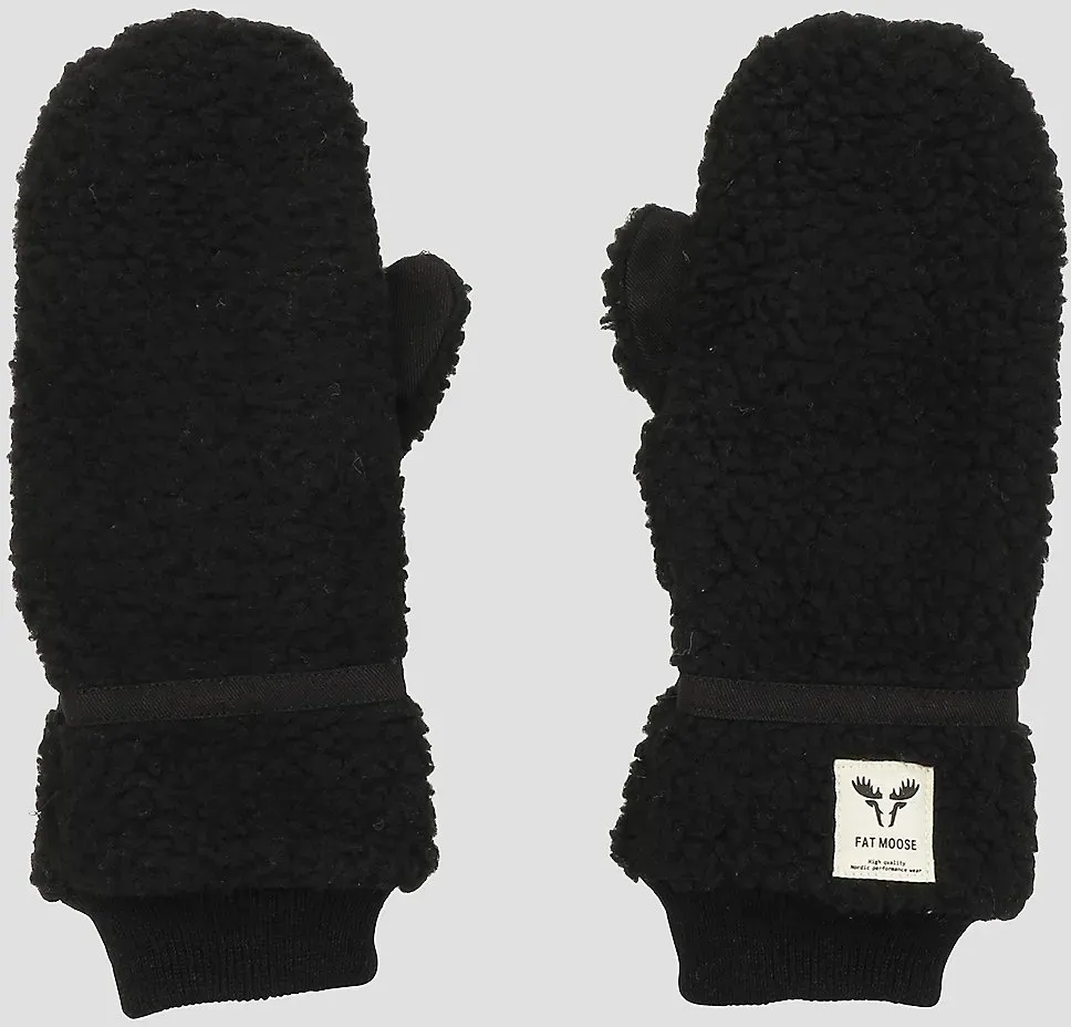 Fat Moose Villy Teddy Fäustlinge black Gr. LXL