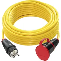 PCE PC ELECTRIC PVC-Baustellenleitung Verlängerungskabel 3G1,5 25m