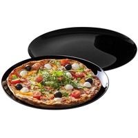 Arcoroc Pizzateller 2 Pizzateller / Grillteller 32cm Black Italian Style, hartglas