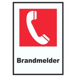 Brandmelder Schild A0 (841x1189mm)