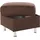 Home Affaire Hocker Cardoso mit Stauraum 58 x 47 x 58 cm Braun