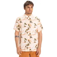 QUIKSILVER Safe Paradise Kurzarmhemd - Peach Parfait Naturama 32X32