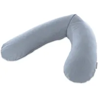 Theraline Bezug für Original Stillkissen Bamboo Blau-grau