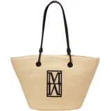 Marc O'Polo Shopper Papierstroh Yellow/Black