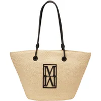 Marc O'Polo Shopper Papierstroh Yellow/Black