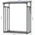 Quick Star Kaminholzregal Metall Anthrazit 143 x 70 x 185 cm 1,8 m3