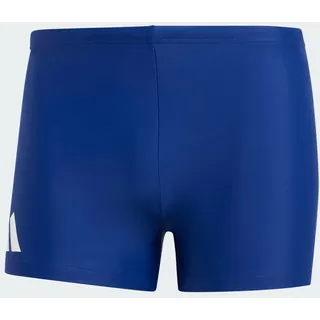 adidas Solid Boxer-Badehose Dark Blue / White M/L