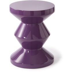 Pols Potten - Zig Zag Hocker, dunkelviolett