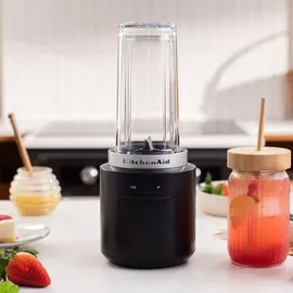 KitchenAid Go 5KSBR256BM Kabelloser Standmixer mit Akku