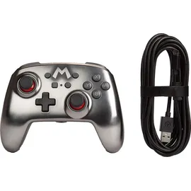 PowerA Mario Silver Controller silber Nintendo Switch