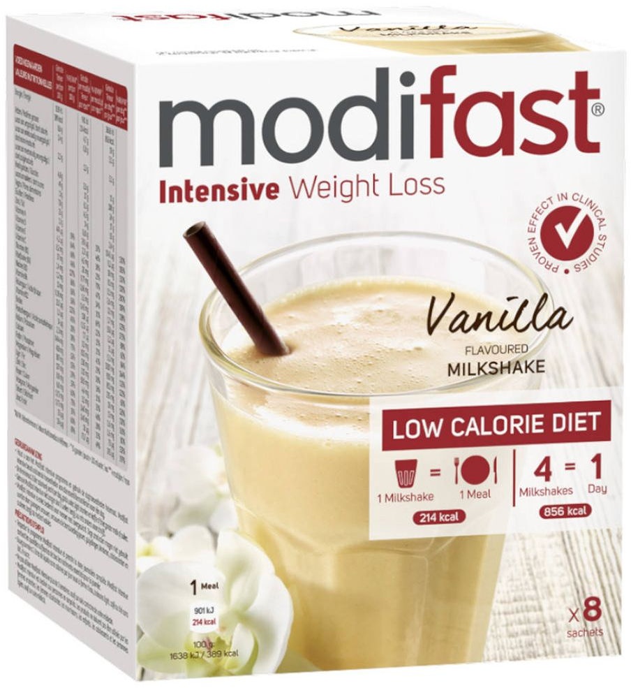 modifast® Intensive Weight Loss Milkshake Vanille 8 pc(s) sachet(s)