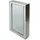 Casa Padrino Luxus Schmuckschrank Silber 40 x 9 x H. 80 cm - Spiegelschrank mit verspiegelter Schiebetür