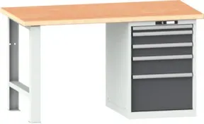 Lista Werkbank 27x36E (BxTxH) 2000x750x840mm Multiplex KEY Lock R7035/N6502