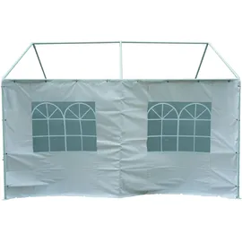 DEGAMO Seitenplane für Pavillon 4 m 4 x 0,3 m Weiß
