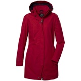 KILLTEC Damen mit abzippbarer Kapuze KOS 44 WMN PRK, rot, 44,