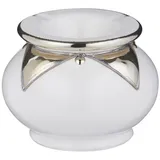 Marrakesch Orient & Mediterran Interior Orientalischer Aschenbecher mit Deckel Kanita Weiss