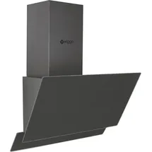Wiggo Dunstabzugshaube 60cm kopffrei I Abluft Umluft Dunstabzug 300m3/h - LED Touch-Display 3 Stufen I Schräghaube inkl. Fettfilter & 2x Kohlefil...